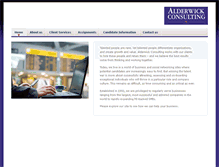 Tablet Screenshot of alderwick.com